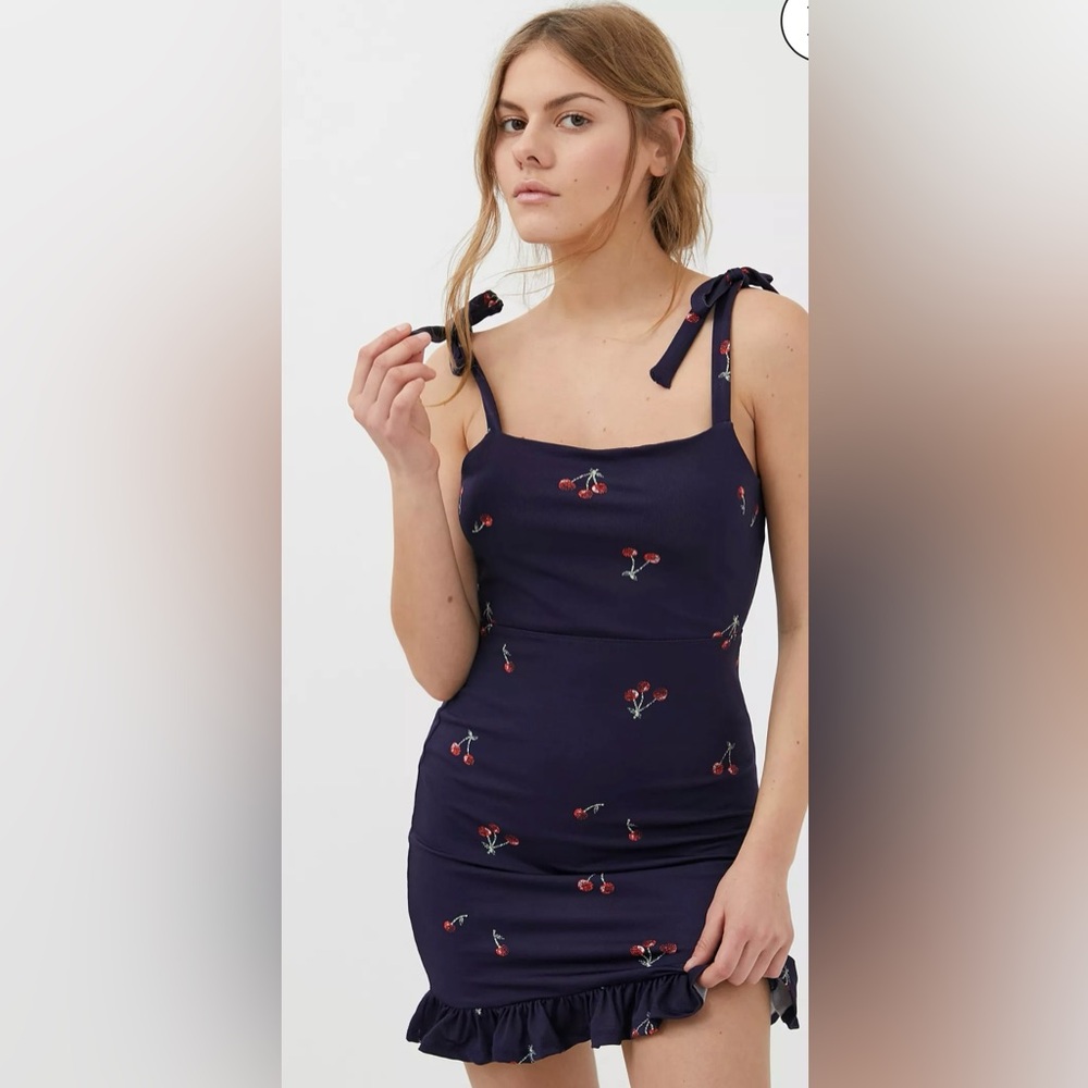 UO Ballina Tie-Shoulder Mini Dress